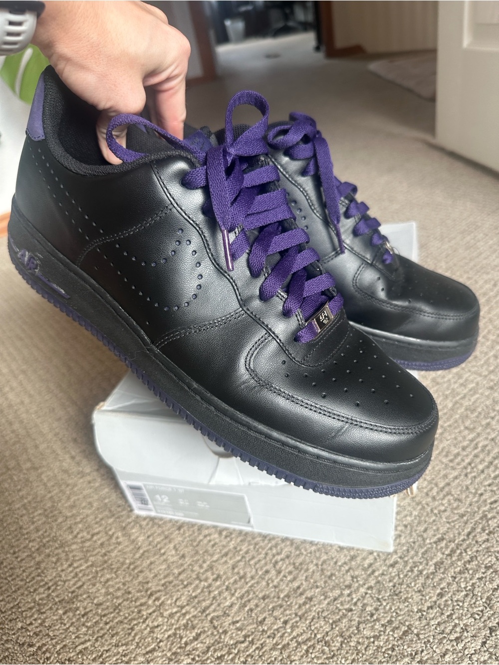 Nike Air Force 1 ‘07’ in black ink!